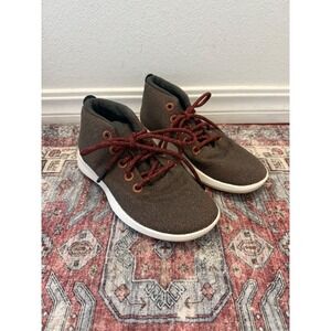 Allbirds WRUM W8 Brown Wool Chukka‎ Boots Lace Up Sneakers Women US 8